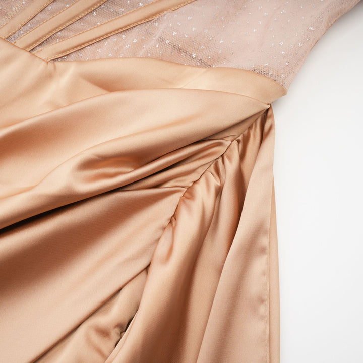 Levoire | Robe Mini Plissée À Épaules Dénudées
