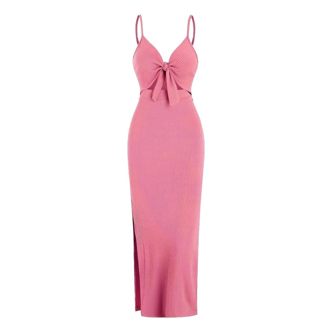 Levoire | Robe Maxi Halka Pour Femmes Avec Un Magnifique Mesh Extensible Rose