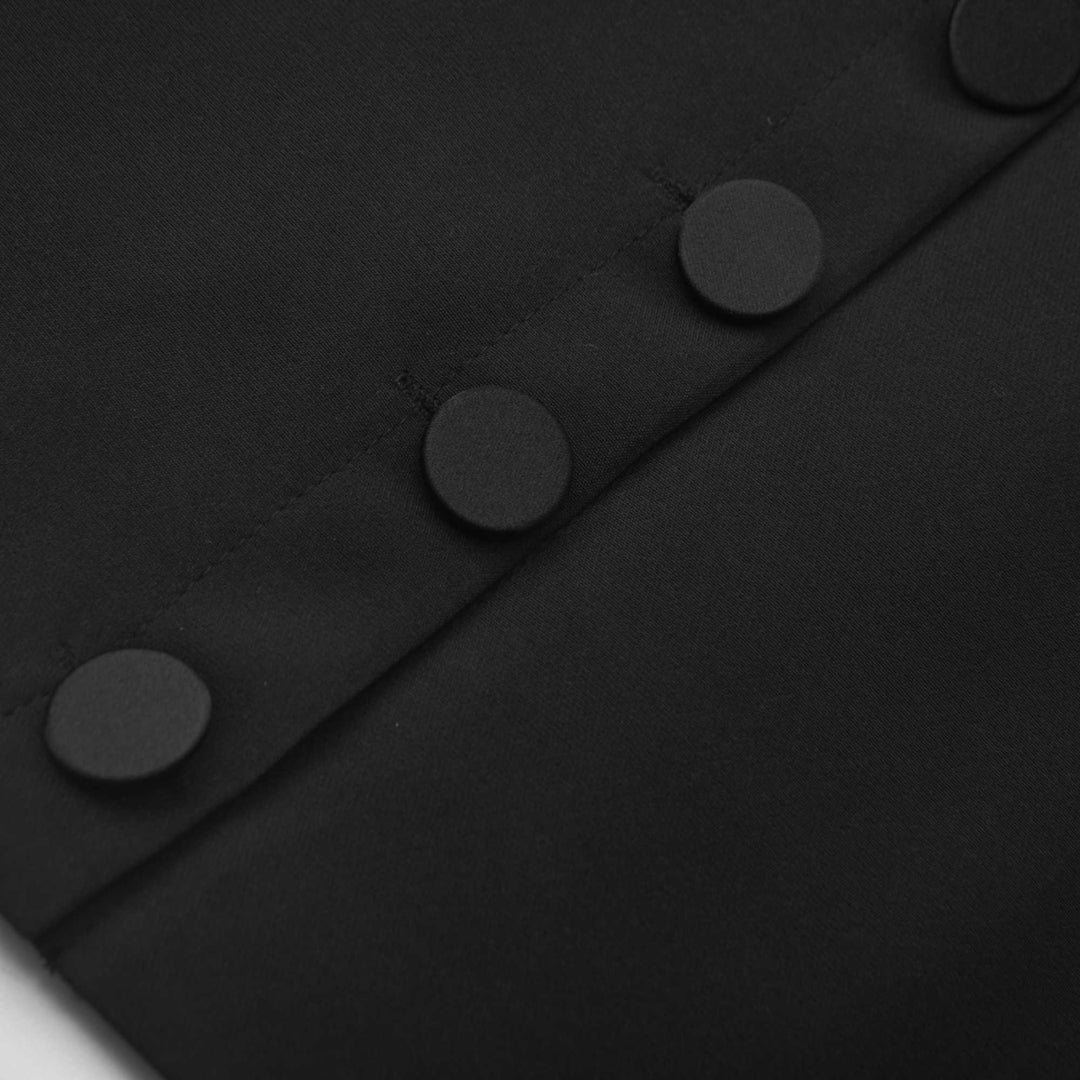 Levoire | Débardeur Détail Spaghetti Top Court & Jupe Ensemble Coordonné