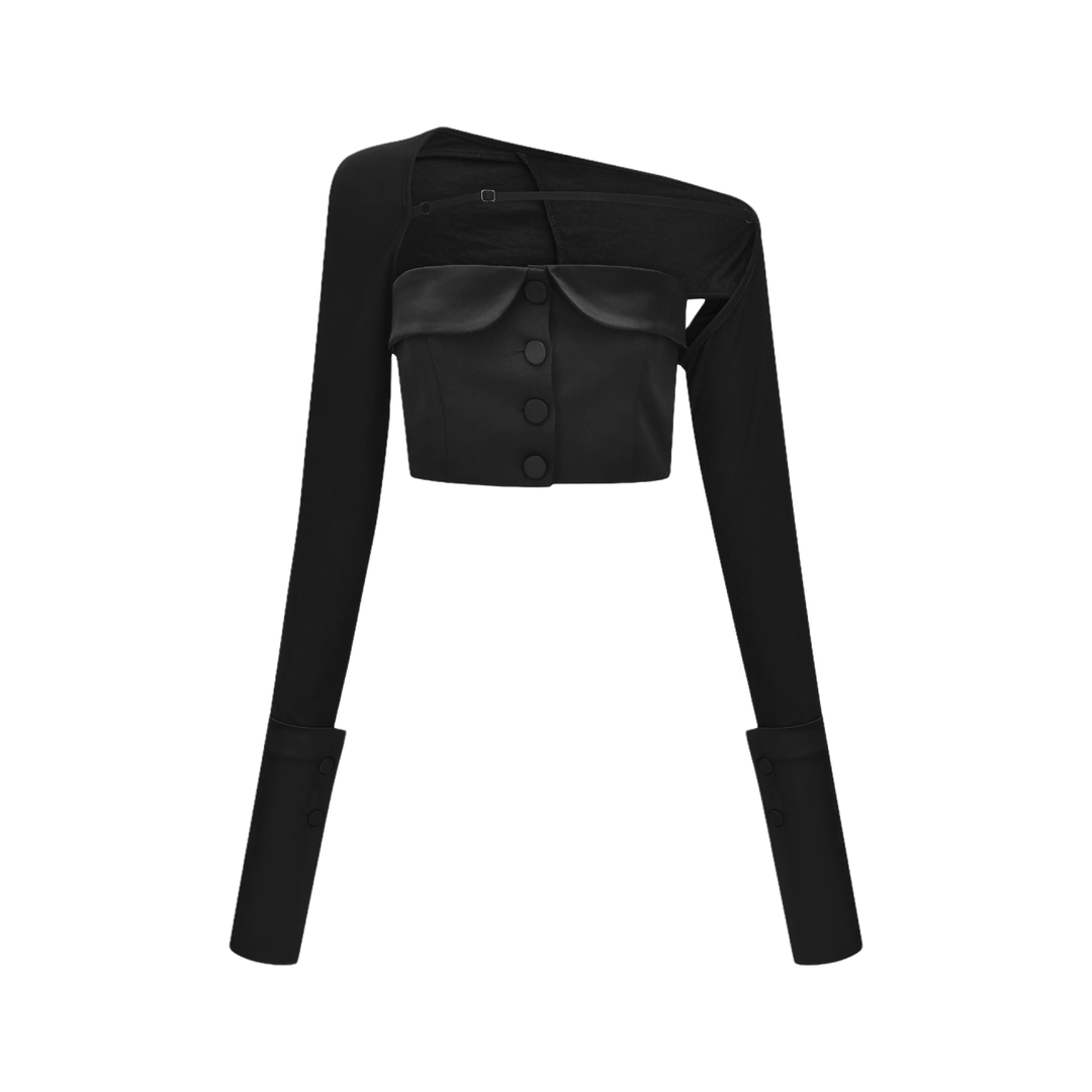 Levoire | Top À Bretelles Détail Crop & Jupe Ensemble Correspondant