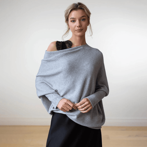 Levoire | Pull polyvalent avec épaules dénudées dames pull gilet