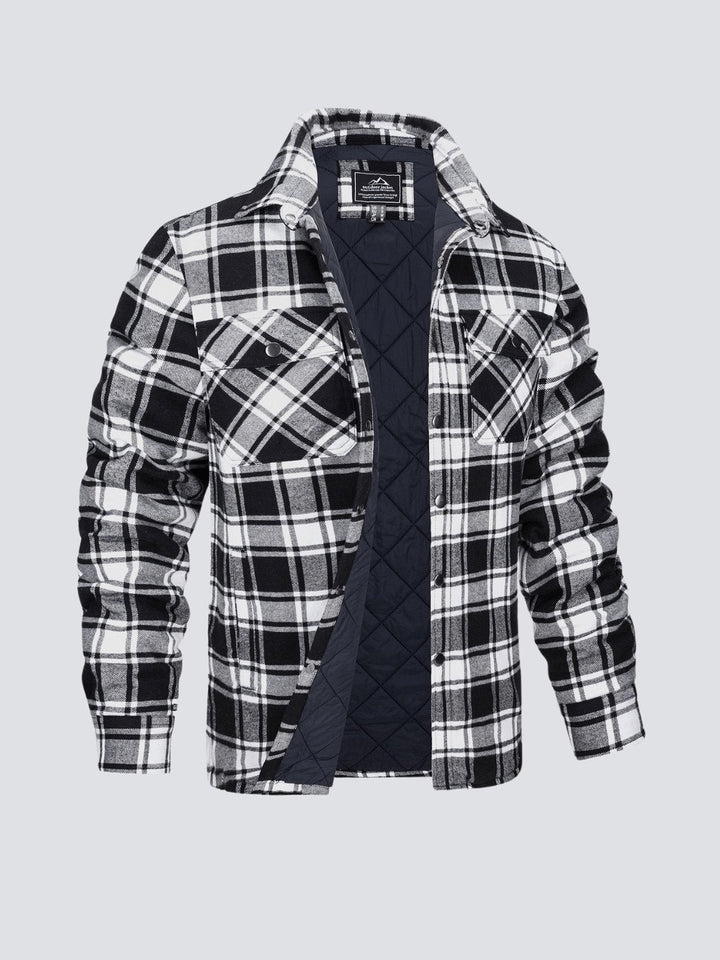 Levoire | Veste Rayée À Manches Longues Rennot Avec Boutons Noir