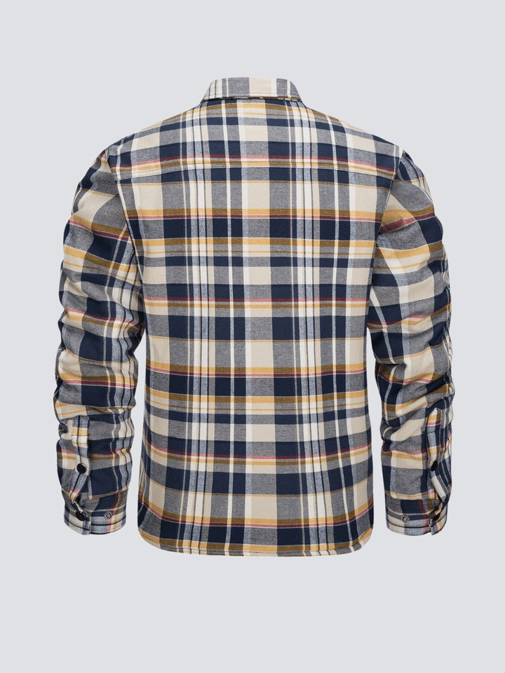 Levoire | Veste à rayures décontractée à manches longues avec bouton