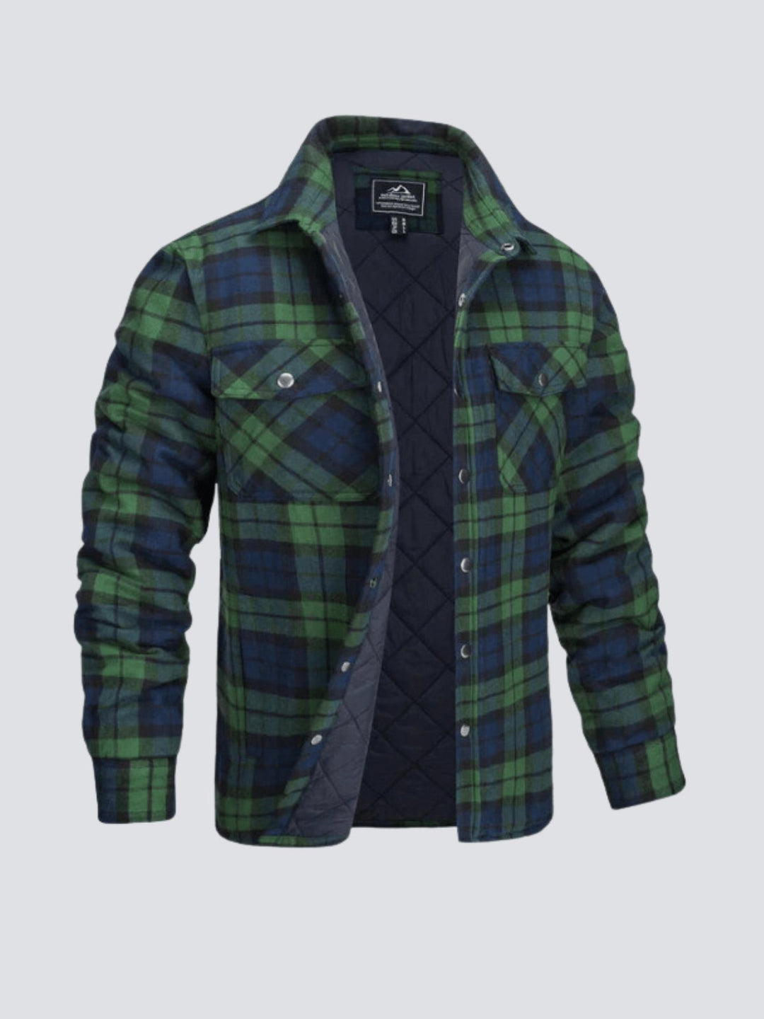 Levoire | Veste Rayée À Manches Longues Rennot Avec Boutons Vert