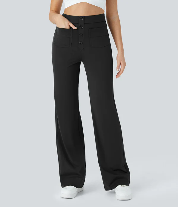 Levoire | Pantalon élastique à taille haute Schwartz