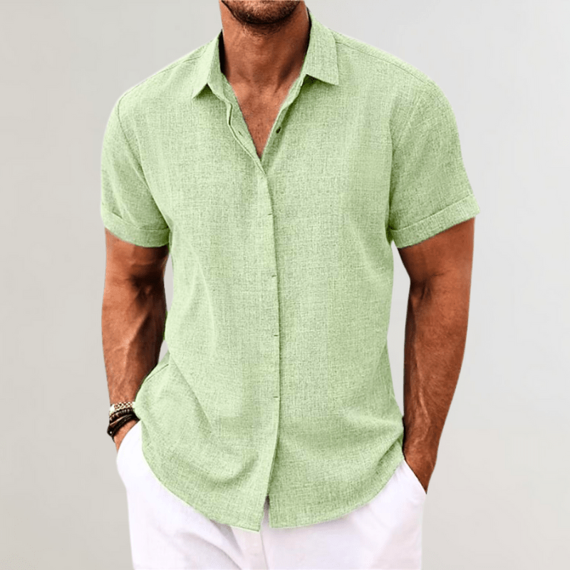 Levoire | Polo Classique Élégant Homme Jaune-vert
