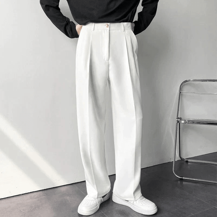 Levoire | Pantalon Polyvalent Décontracté Homme Blanc