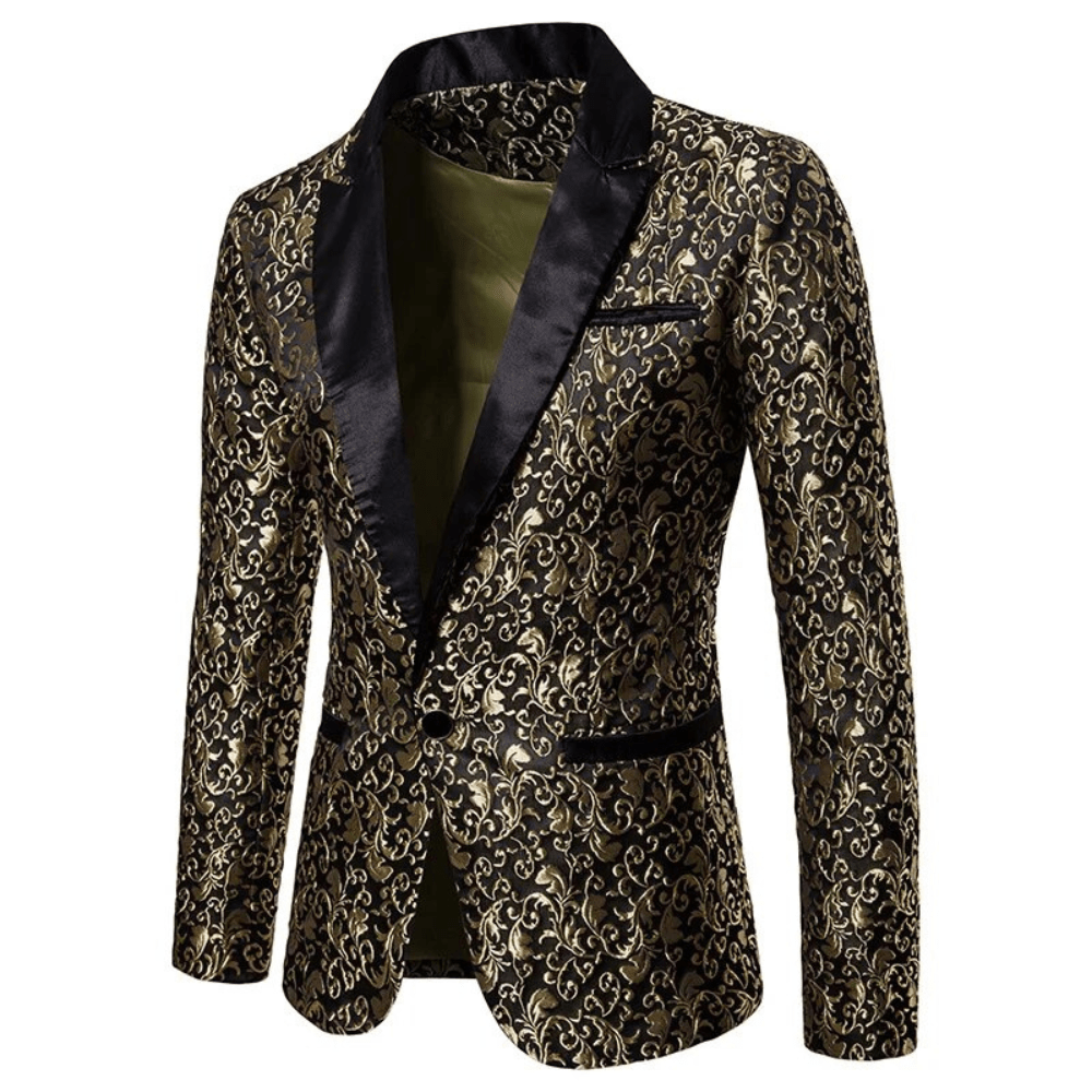 Levoire | Veste Légère Imprimée Homme Or