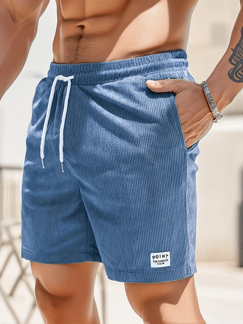 Levoire | Shorts pour hommes élégants Ajustement décontracté Bleu