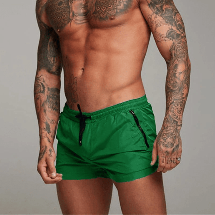 Levoire | Shorts de bain pour hommes séchage rapide avec stretch Vert
