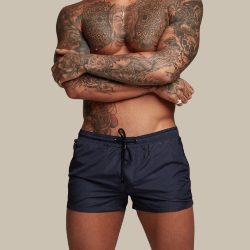 Levoire | Shorts de bain pour hommes séchage rapide avec stretch Marine