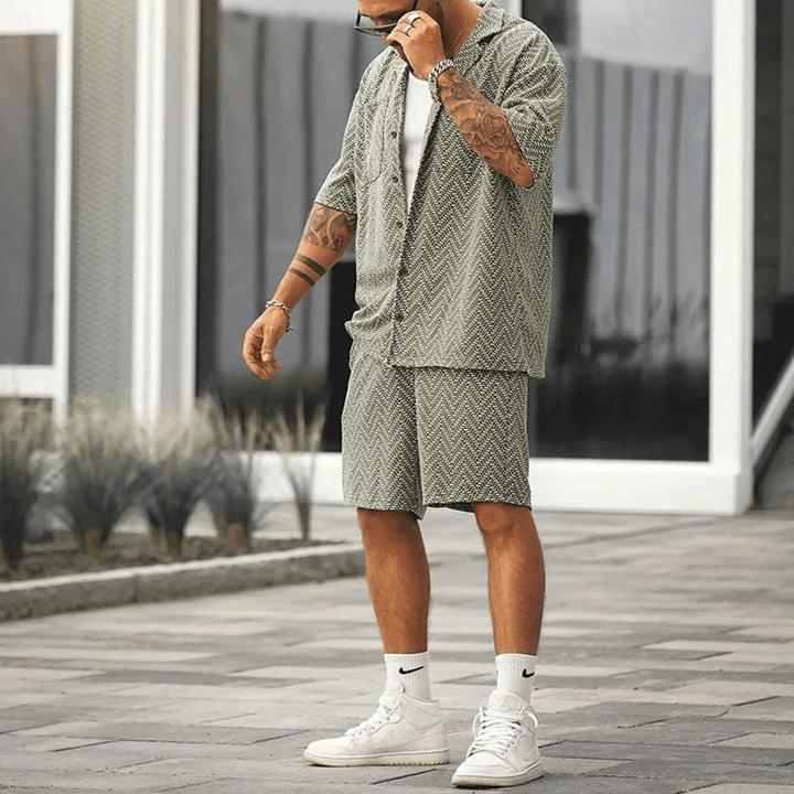 Levoire | Costume d'été léger pour hommes Ensemble de vêtements tendance pour hommes pour le printemps/été