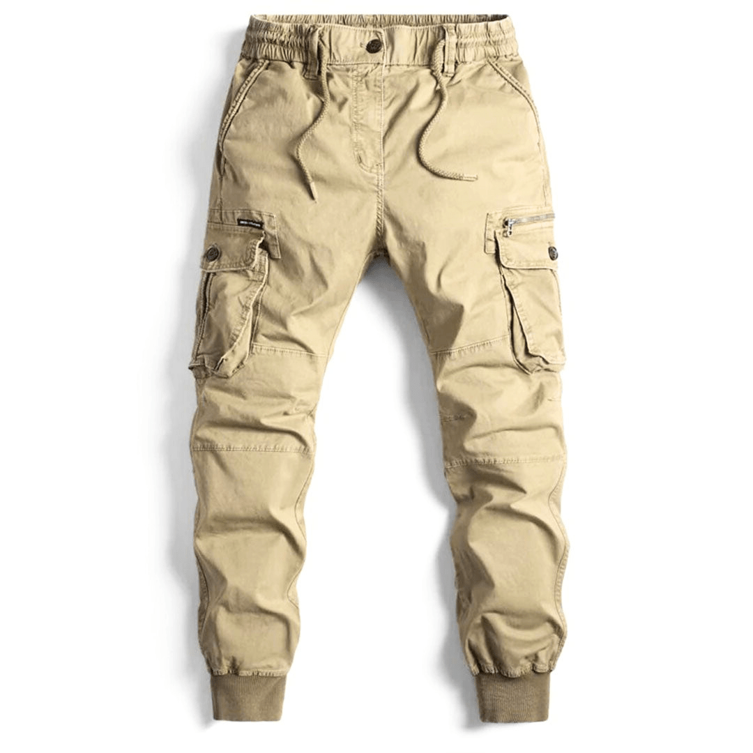 Levoire | Pantalon cargo long homme grandes poches confortable Désert Taupe