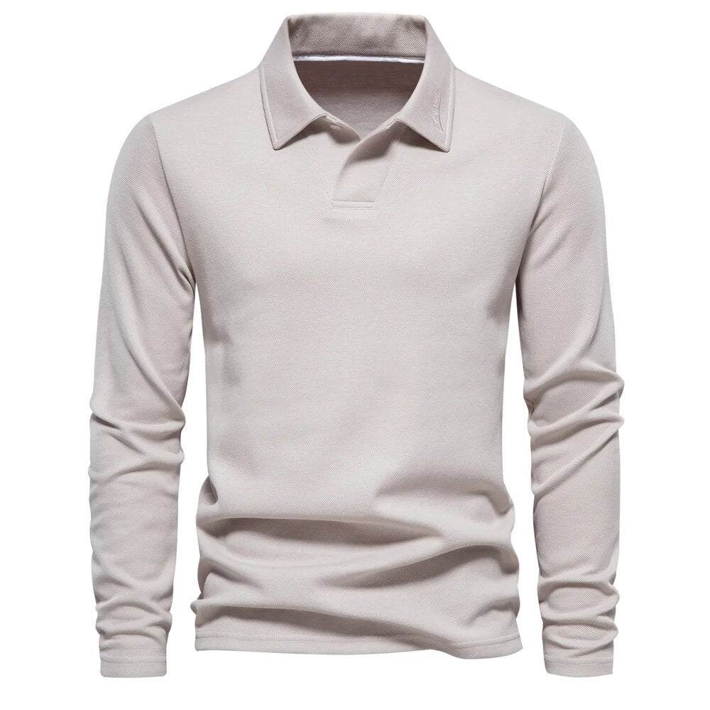 Levoire | Polo Shirt De Luxe Avec Coupe Parfaite Pour Confort Et Élégance Beige