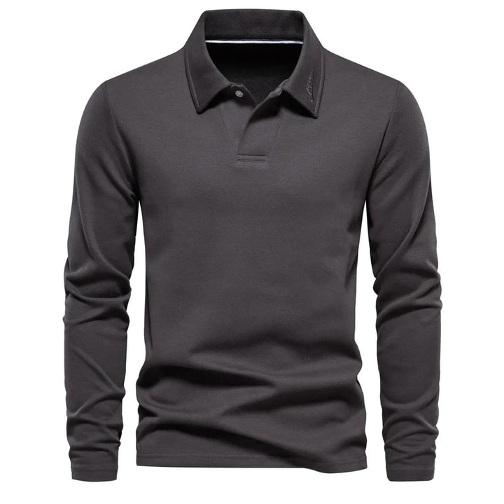 Levoire | Polo Shirt De Luxe Avec Coupe Parfaite Pour Confort Et Élégance Gris