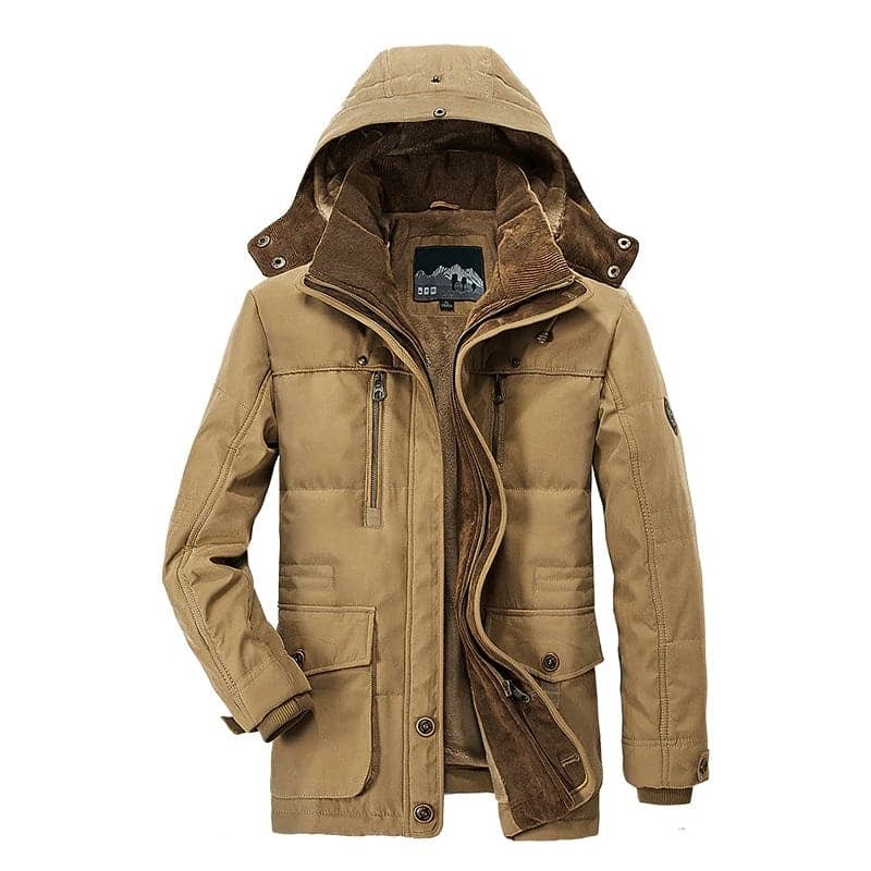 Levoire | Veste À Capuche En Peluche Khaki