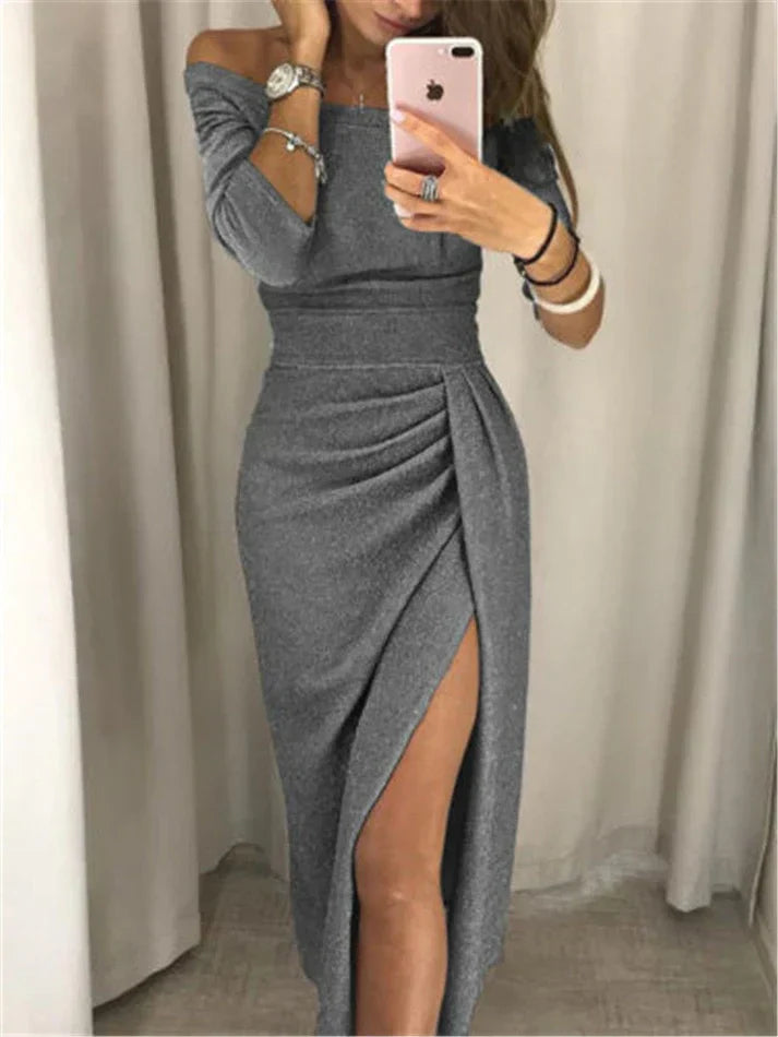 Levoire | Jupe pailletée style moderne Gris