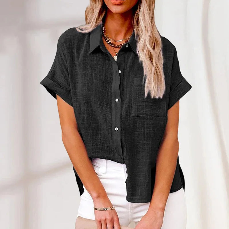 Levoire | Chemise à manches courtes Noir