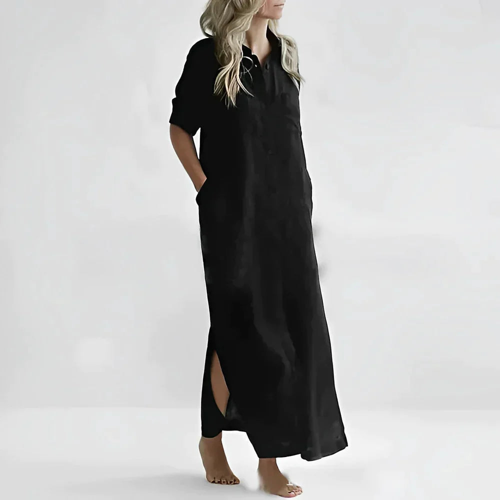 Levoire | Robe Longue Pour Femmes Emilia Noir