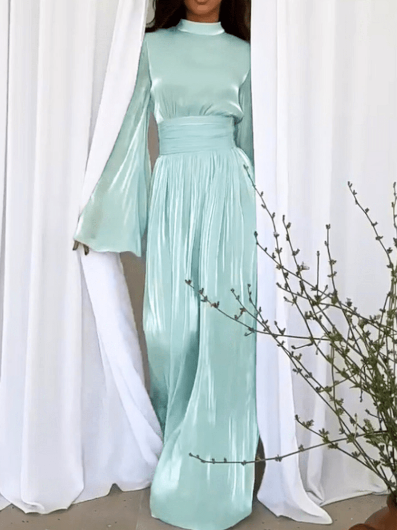 Levoire | Robe Été Femme Élégante Confortable Vert