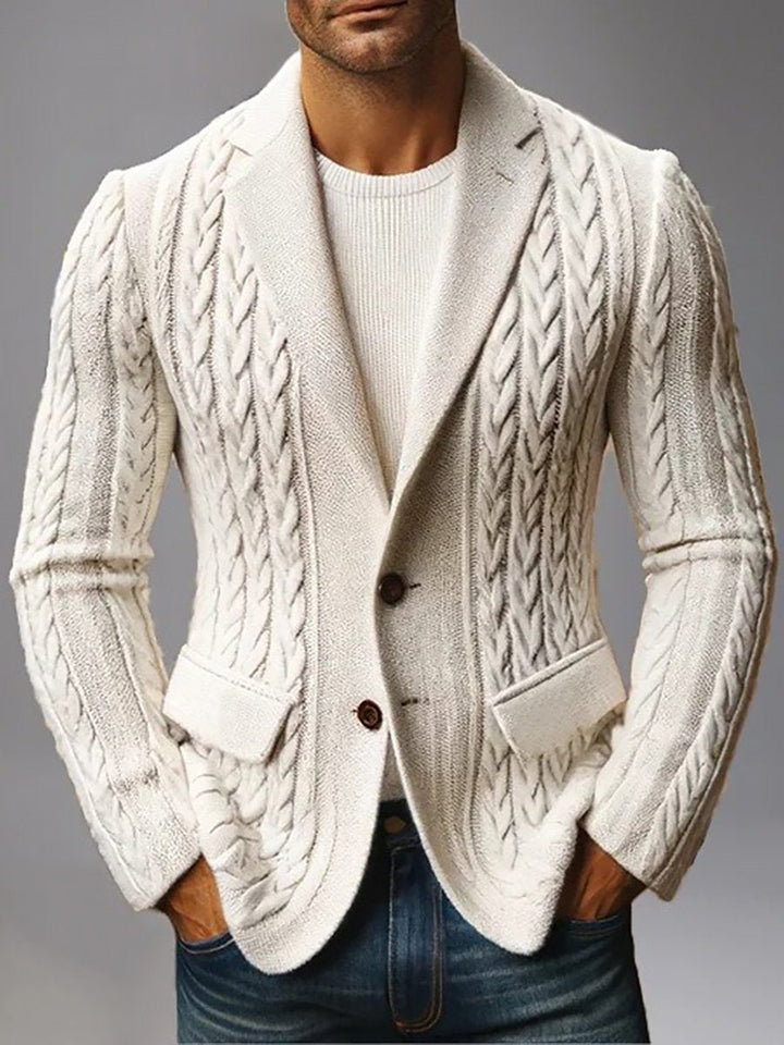Levoire | Uni-Couleur V Revers Gilet Élégant & Confortable