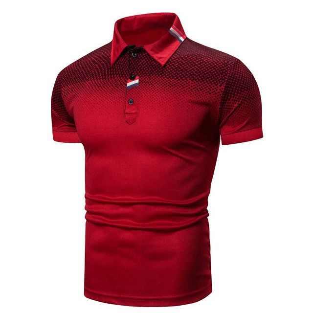 Levoire | Polo Noir Col Côtelé Homme Rot