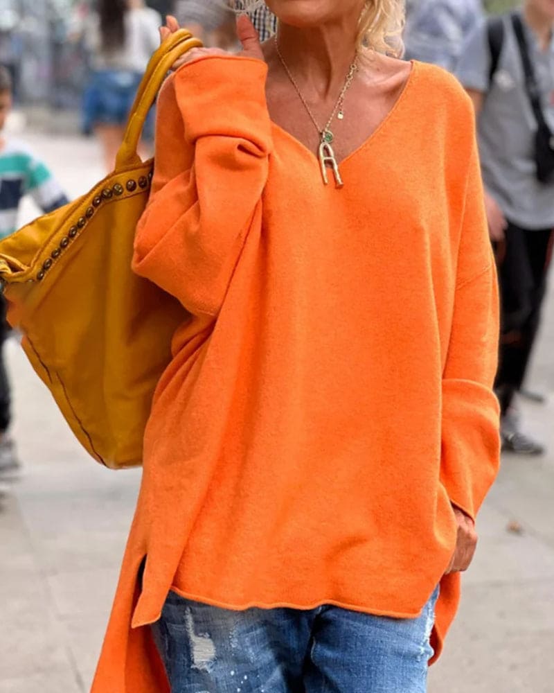 Levoire | T-Shirt V Orange