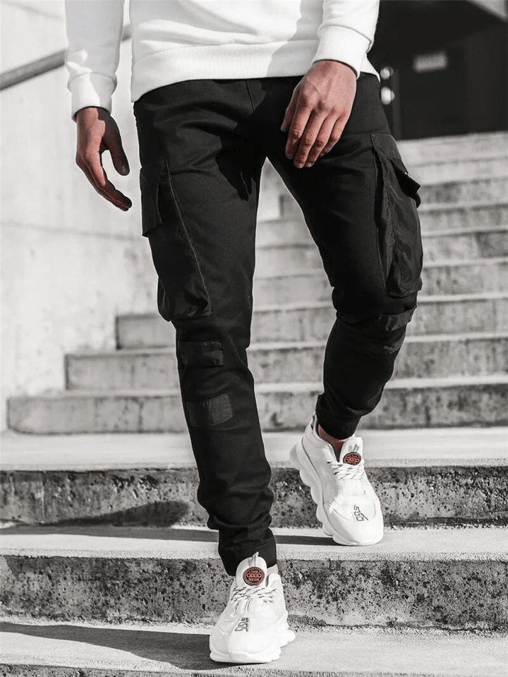 Levoire | Pantalon Jogging Élastique Homme Noir