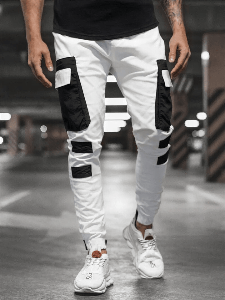 Levoire | Pantalon Jogging Élastique Homme Blanc