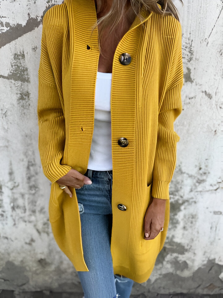 Levoire | Sweat À Capuche Sans Manches Long Jaune