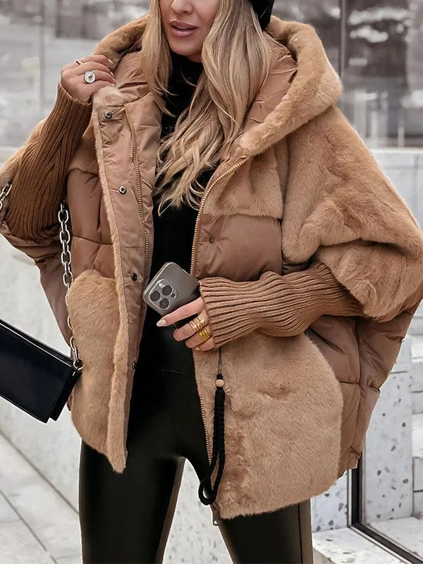 Levoire | Veste Bomber Avec Capuche Pour Femme Marron