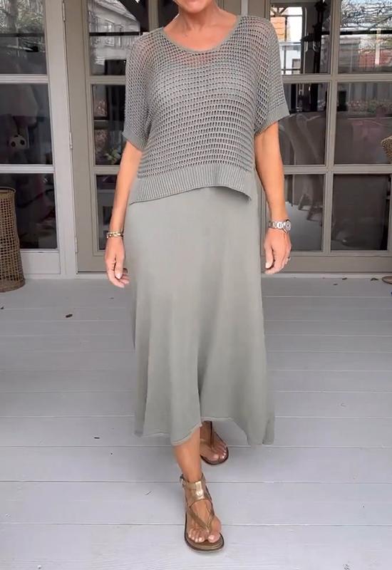 Levoire | Bas Robe Et Blouse Transparente Vert