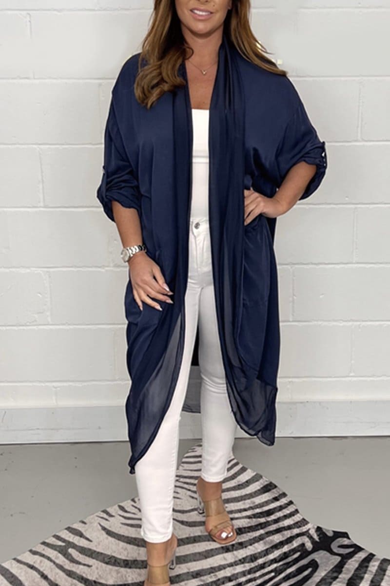 Levoire | Veste En Soie Au Style De All Saints Bleu
