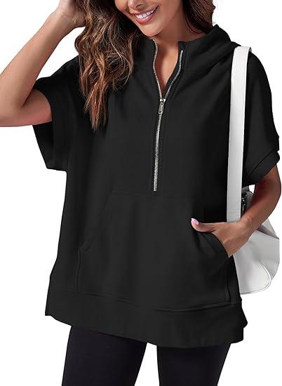 Levoire | Sweat à capuche à la fois élégant et décontracté Noir