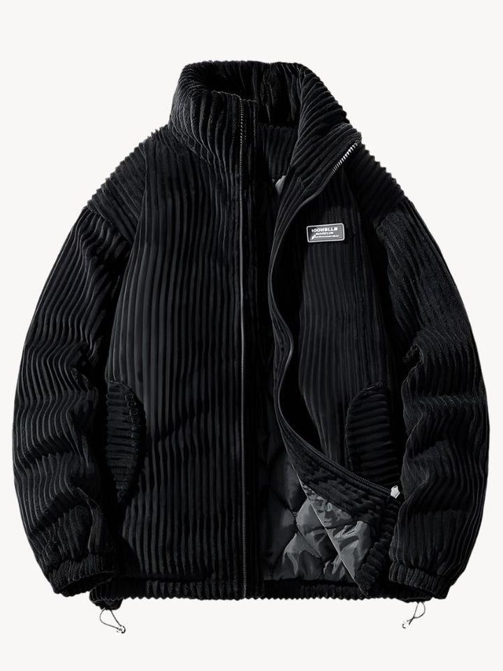 Levoire | Veste En Corduroy Élégante Noir