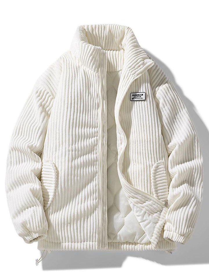 Levoire | Veste En Velours Côtelé À La Mode Blanc