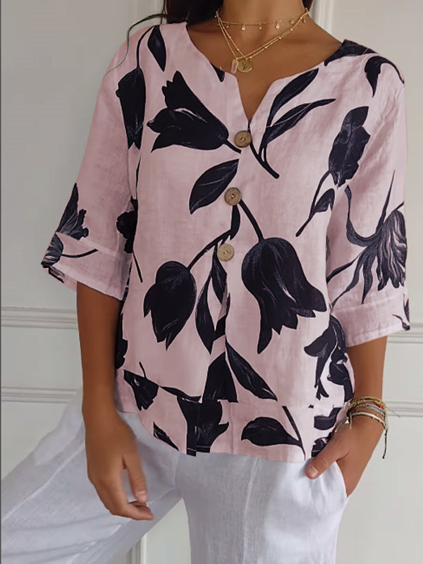 Levoire | Chemise De Loisirs Imprimée Rose