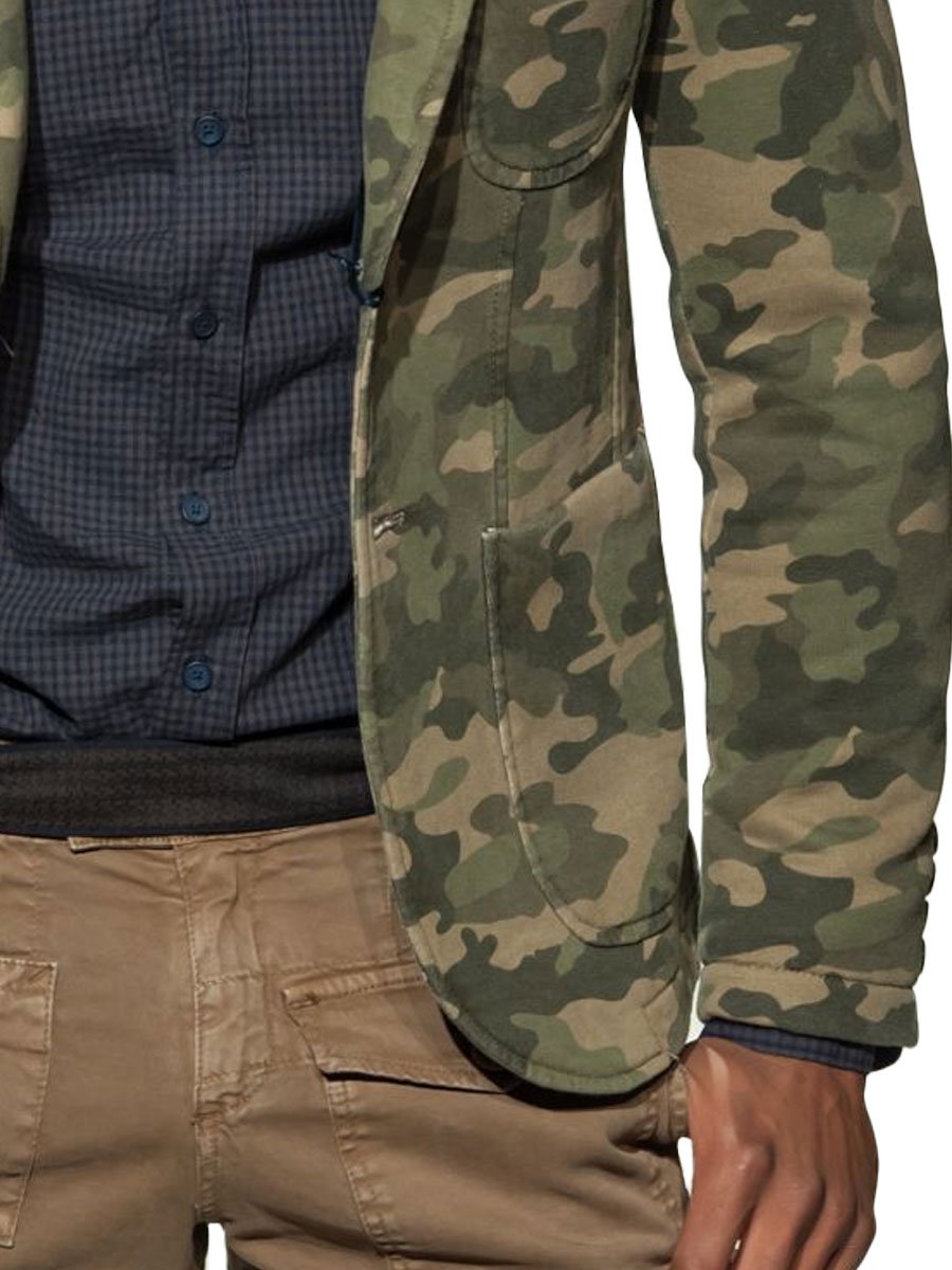 Levoire | Blazer Camo Décontracté à Poches