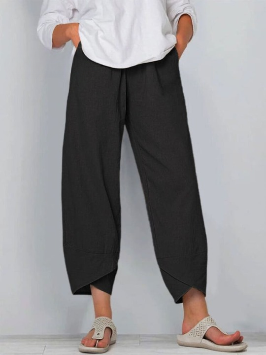Levoire | Pantalon en lin Noir