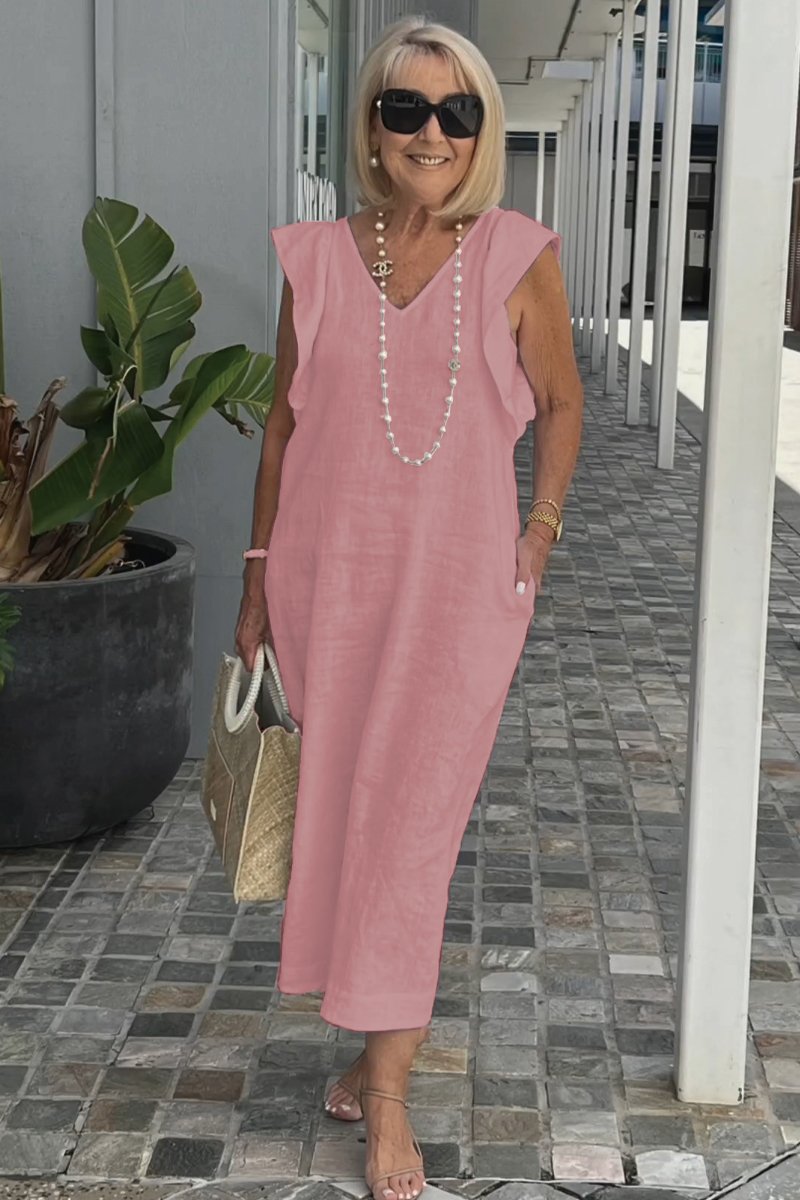 Levoire | Robe Élégante Et Confortable Pour La Journée Rosa
