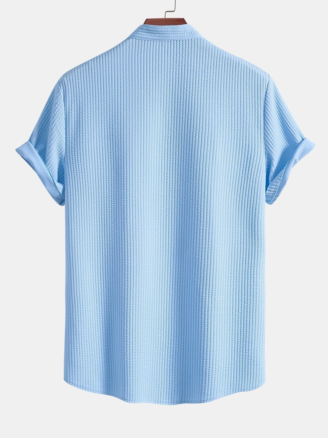 Levoire | Chemise Courte À Côtes Muscle Fit