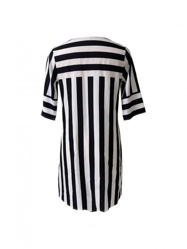 Levoire | Robe rayée à demi-manches