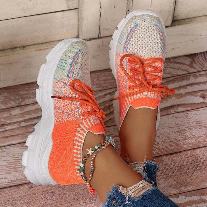 Levoire | Chaussures De Loisirs En Tissu Fly Légères Et Respirantes Pour Le Confort Orange