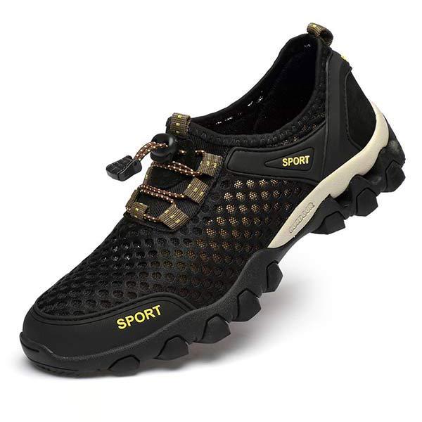 Levoire | Baskets De Trail Légères Sans Lacets Pour Hommes Noir