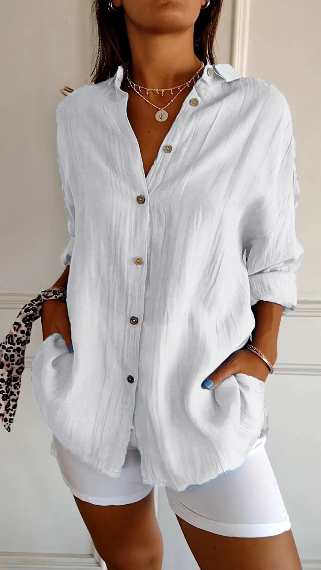 Levoire | Chemise Élégante Pour Femmes Blanc