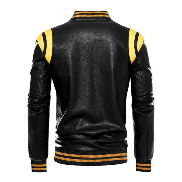Levoire | Veste De Baseball En Cuir Pour Hommes Luxueuse Et Durable