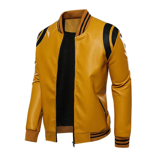 Levoire | Veste De Baseball En Cuir Pour Hommes Luxueuse Et Durable