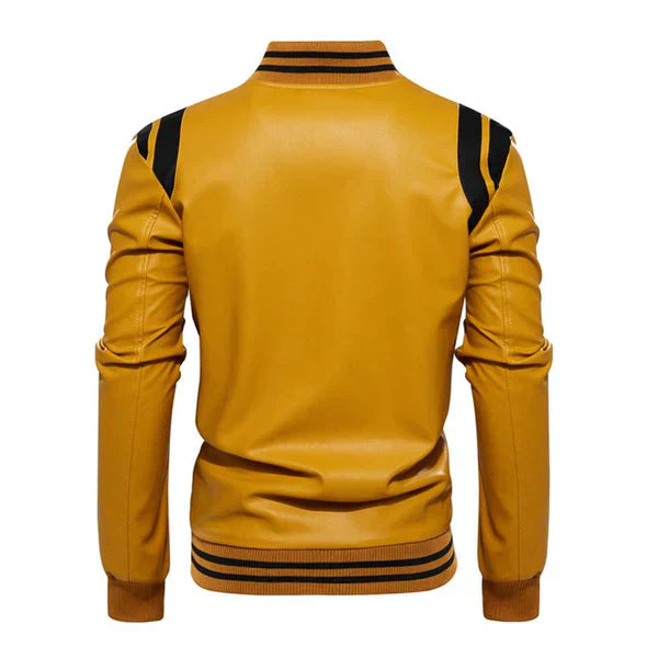 Levoire | Veste De Baseball En Cuir Pour Hommes Luxueuse Et Durable