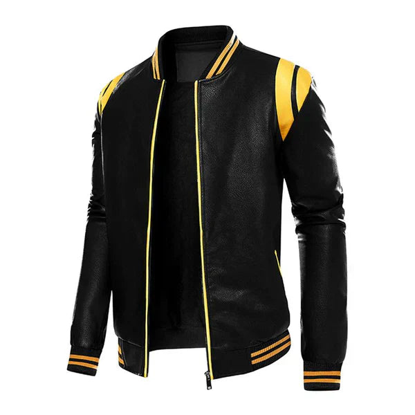 Levoire | Veste De Baseball En Cuir Pour Hommes Luxueuse Et Durable
