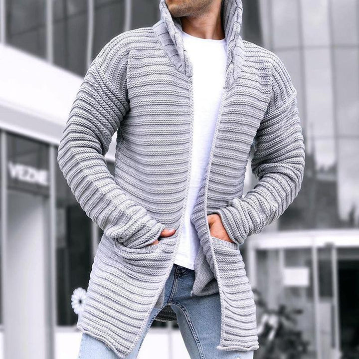 Levoire | Gilet En Tricot Décontracté Pour Hommes Gris